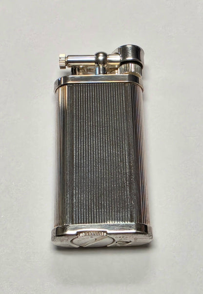 Alfred Dunhill Unique Silver Lines Lift Arm Lighter