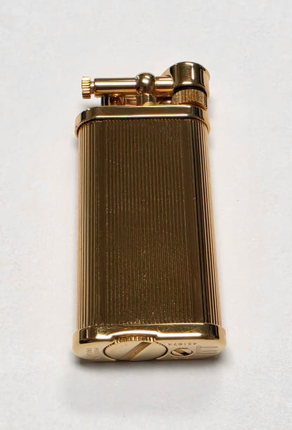 Alfred Dunhill Unique Gold Lines Lift Arm Lighter