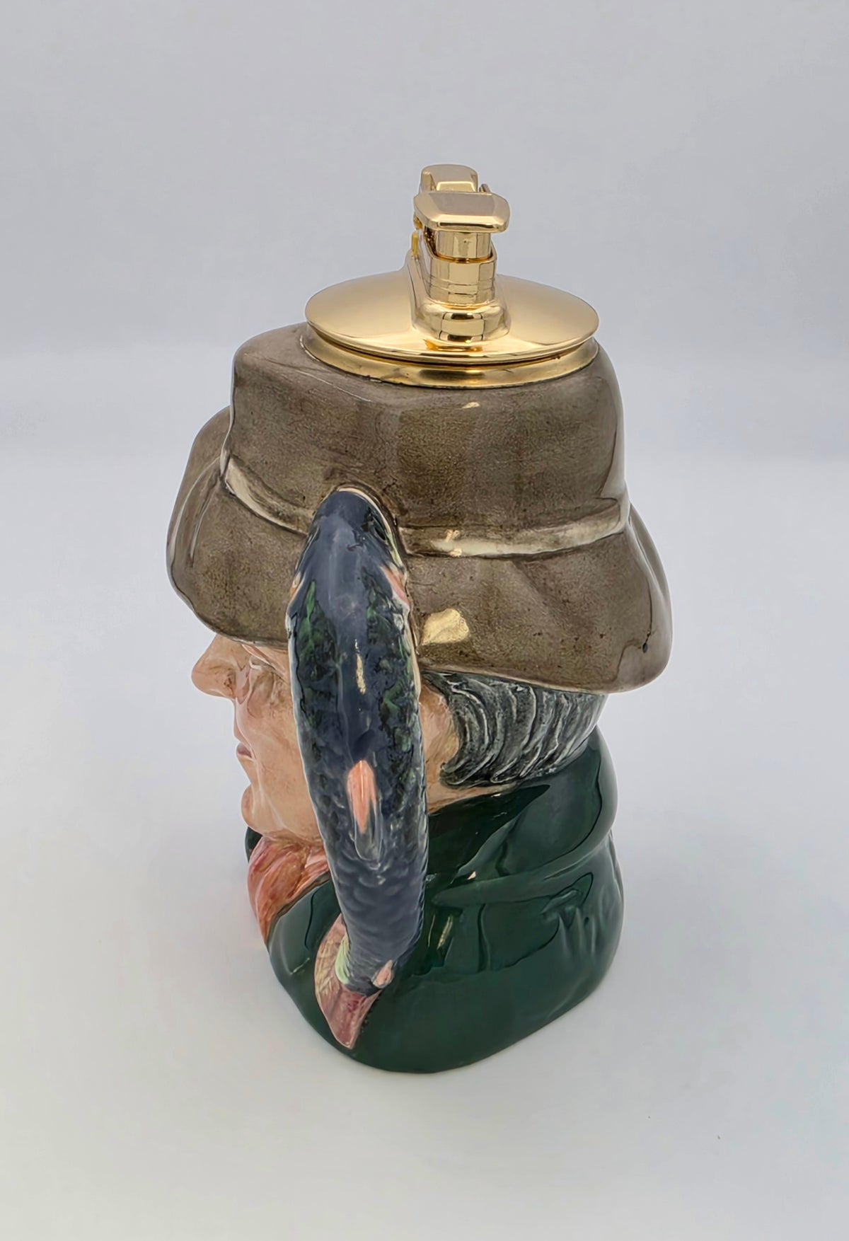 Vintage Evans Royal Doulton The Poacher Butane Table Lighter