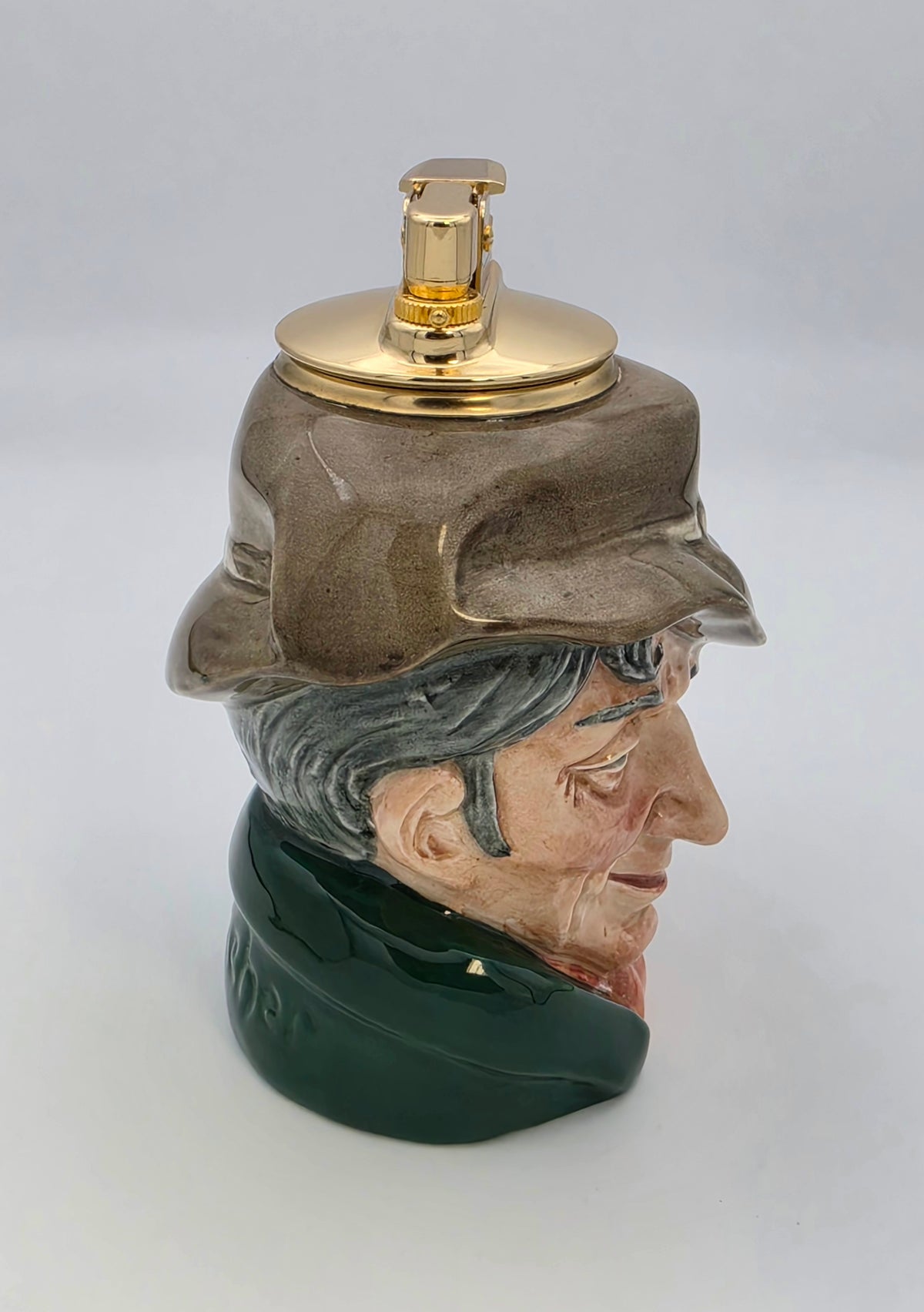 Vintage Evans Royal Doulton The Poacher Butane Table Lighter