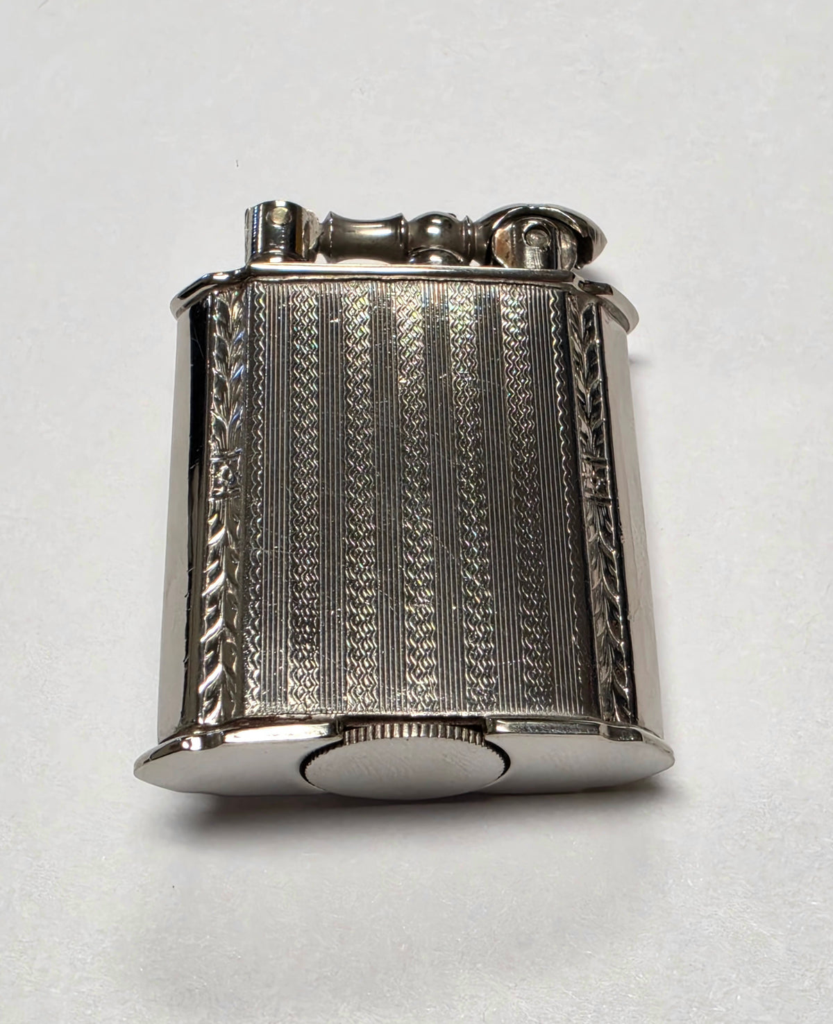 1930s Evans Cloisonne-Enameled Floral Pocket Lighter