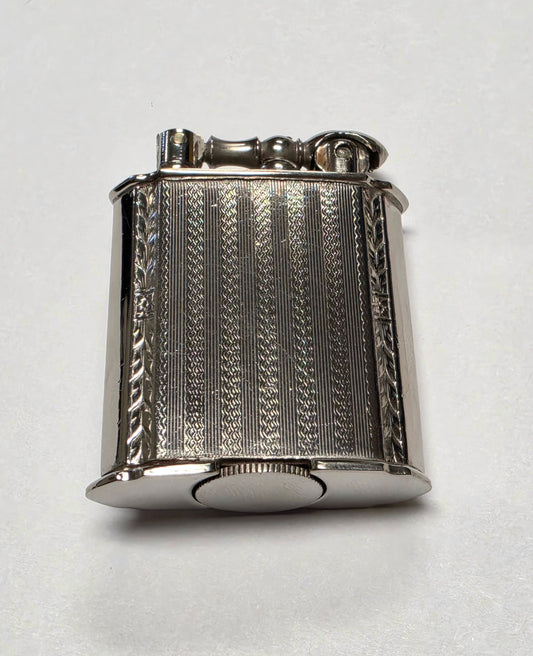 1930s Evans Cloisonne-Enameled Floral Pocket Lighter