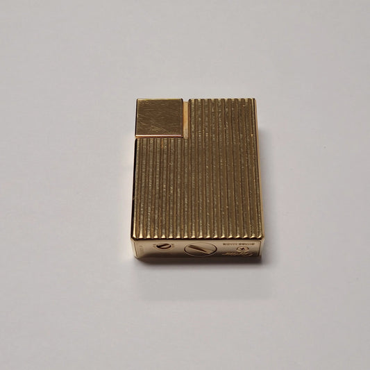 Cartier Gold Plated Lines Design Lift Arm