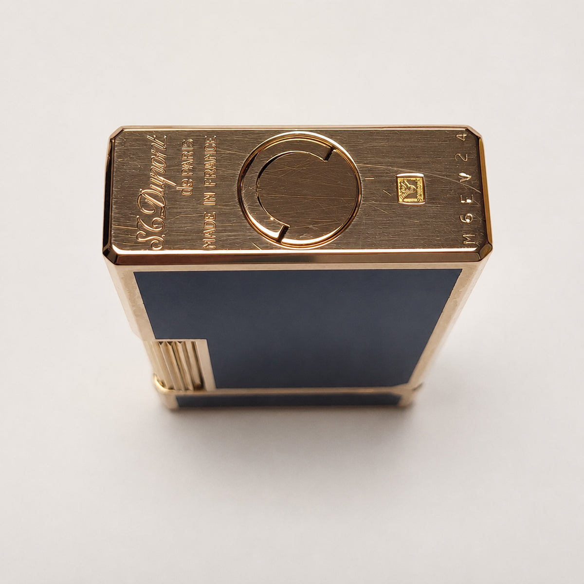 S.T. Dupont Ligne 1 Blue Chinese Lacquer Lighter