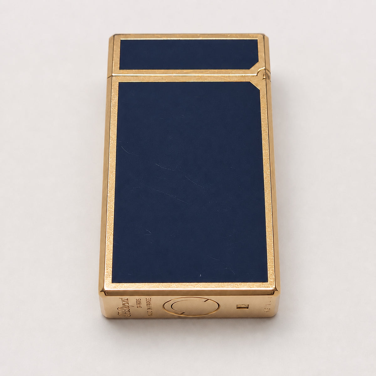 S.T. Dupont Ligne 1 Blue Chinese Lacquer Lighter