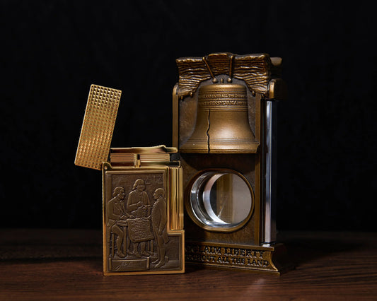 S.T. Dupont "We The People" 250th Anniversary Ligne 2 Lighter & Cutter Matching Set 09/50