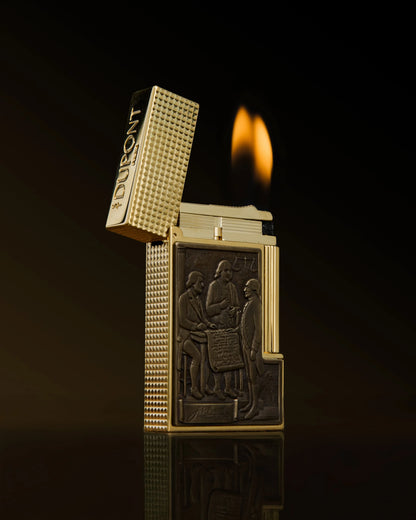 S.T. Dupont "We The People" 250th Anniversary Ligne 2 Lighter & Cutter Matching Set 09/50