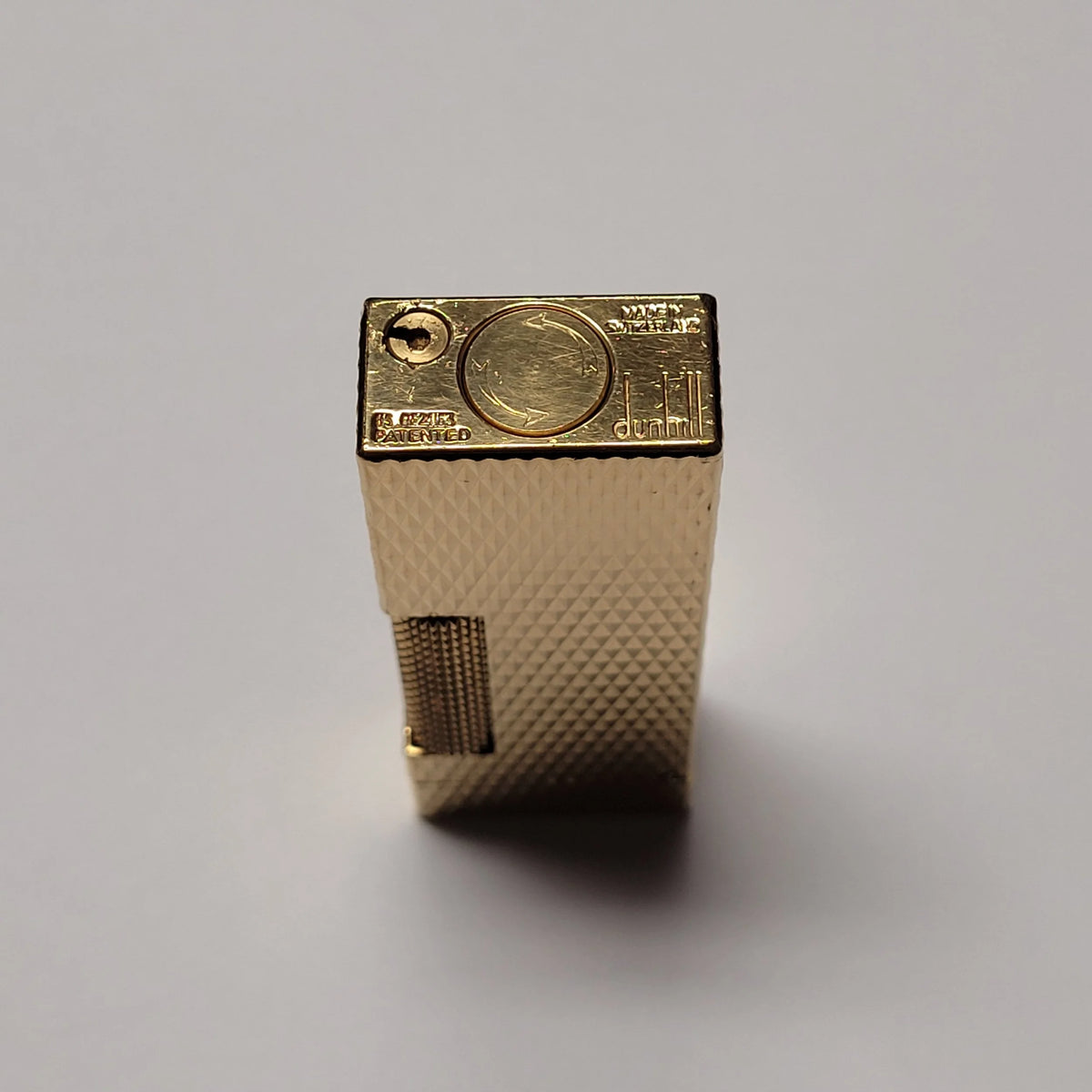 Alfred Dunhill Rollagas Gold Plated Diamond Head