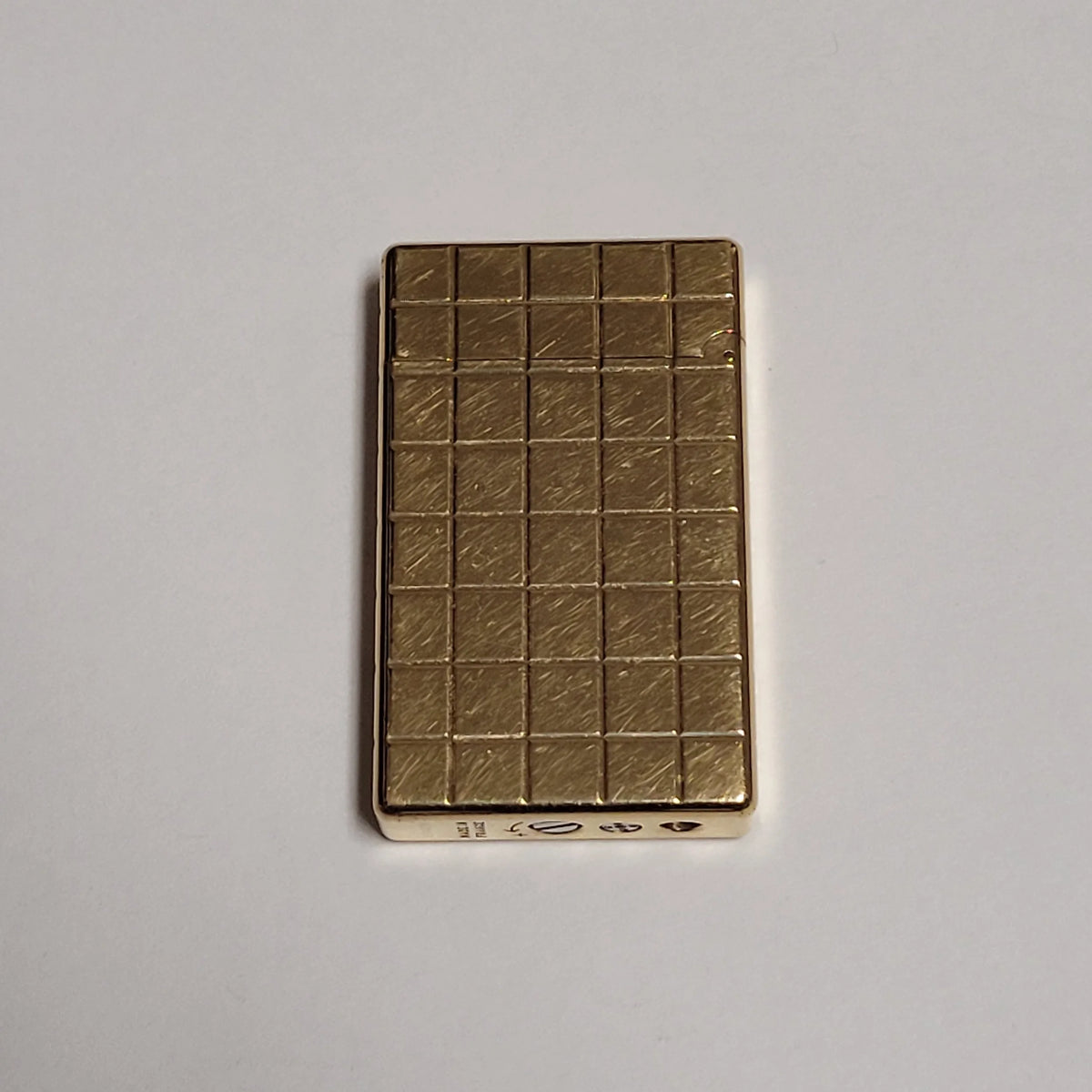 S.T. Dupont Initial Gold Squares Lighter