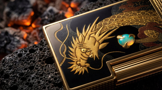 S.T. Dupont Ligne 2 Cling MAKI-E Dragon Lighter C16150