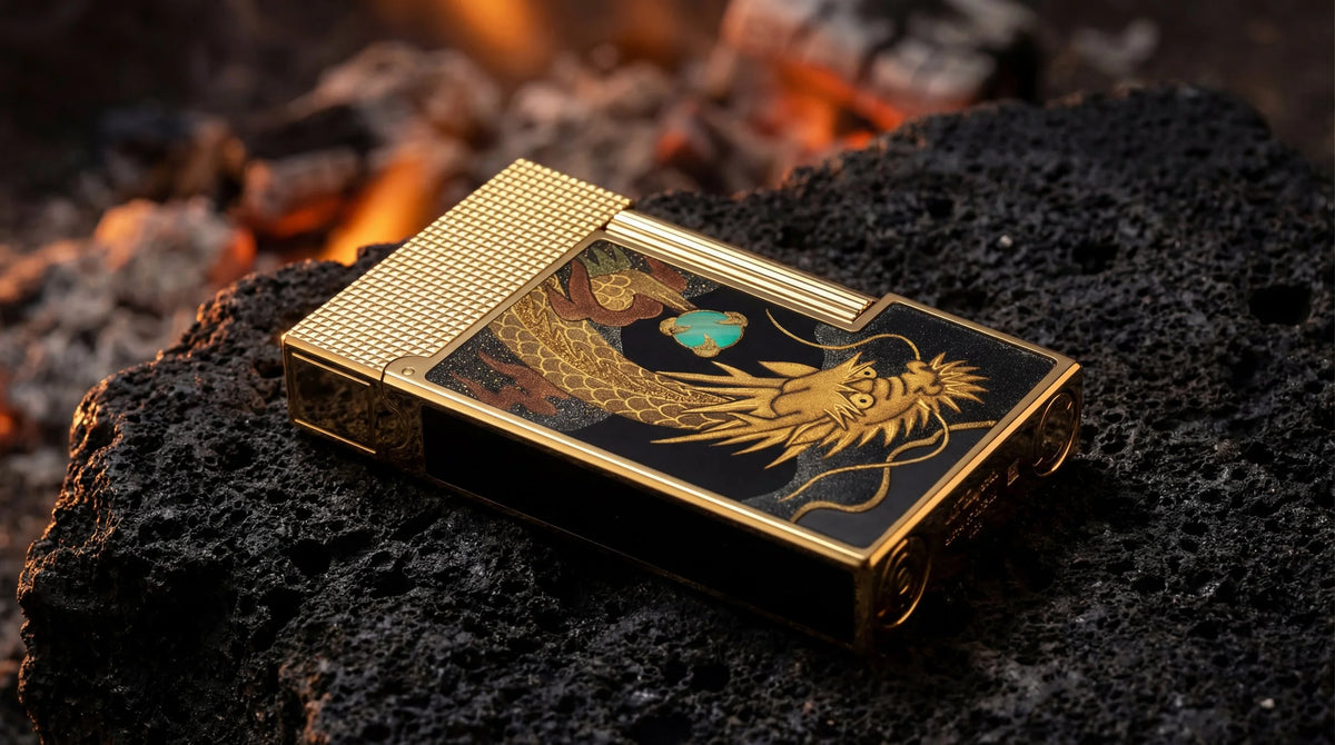 S.T. Dupont Ligne 2 Cling MAKI-E Dragon Lighter C16150