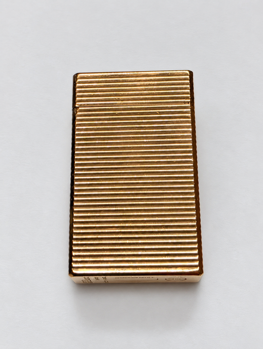 S.T. Dupont Ligne 1 Gold Plated & Horizontal Lines Lighter