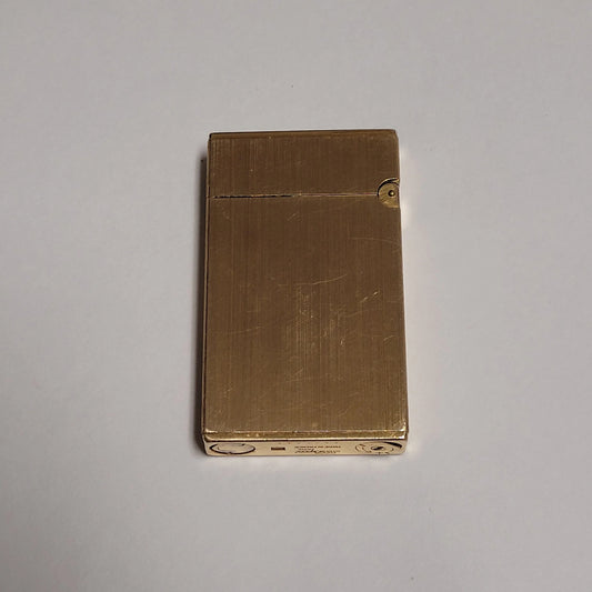 S.T. Dupont Ligne 2 Alligator Leather Gold Plated