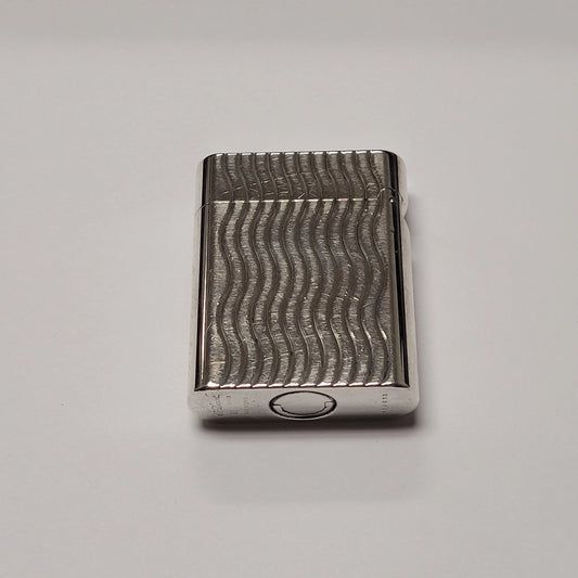 S.T. Dupont Soubreny Silver Plated & Wavy Lines Lighter