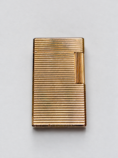 S.T. Dupont Ligne 1 Gold Plated & Horizontal Lines Lighter