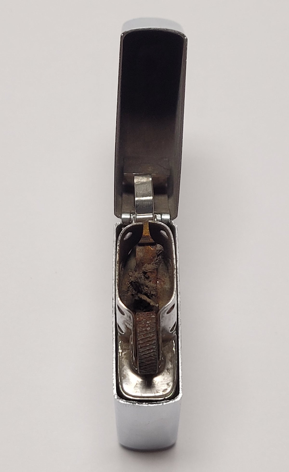 Zippo — Ultrasonic Clean and Re-Wick — before repair